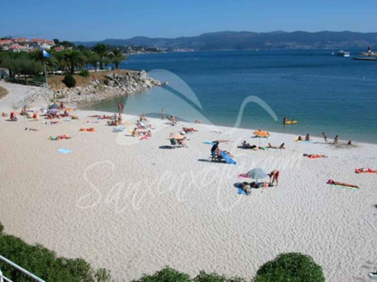 Sanxenxo Centro,30 M De La Playa Apartment Exterior foto